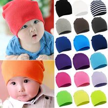 Load image into Gallery viewer, Modern Classic New Baby Hat Unisex Kids Cotton Soft Cute Caps for Girls and Boys Kids
