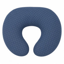 Load image into Gallery viewer, Denim Dot Ruffle Nursing Pillow Cover
