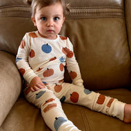 A Baby Station - Pumpkin Bamboo Two Piece Set