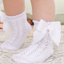 Load image into Gallery viewer, Bowknot Baby Girls Cotton Socks For Children Princess Socks For Newborn Baby Clothing In Modern Style
