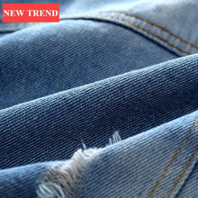 Load image into Gallery viewer, Modern Luxury Baby Girls Outerwear Jeans Coat Ripped Embroidery Jackets For Girls With Roses
