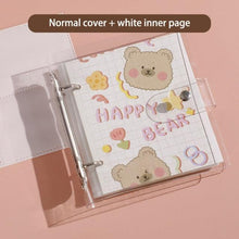 Load image into Gallery viewer, 3 Inch Polaroid Photo Album Cute Bear Transparent Jewelry Small Card Collection Storage Book Mini Leaf Scrapbook Paper Baby Family Scrapbook Albums
