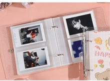 Load image into Gallery viewer, 3 Inch Polaroid Photo Album Cute Bear Transparent Jewelry Small Card Collection Storage Book Mini Leaf Scrapbook Paper Baby Family Scrapbook Albums
