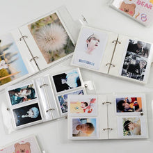 Load image into Gallery viewer, 3 Inch Polaroid Photo Album Cute Bear Transparent Jewelry Small Card Collection Storage Book Mini Leaf Scrapbook Paper Baby Family Scrapbook Albums
