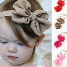 Load image into Gallery viewer, Christmas Baby Girl Headband Hair Accessories Cloth Tie Newborn Headwear Ribbon Bow For Girls
