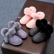 Load image into Gallery viewer, Toddler Durable Winter Snow Boots Girls Cold Weather Baby Comfortable Soft Fur Shoes
