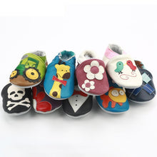 Load image into Gallery viewer, Newborn Soft Genuine Leather Anti Slip High Quality Baby Shoes First Walkers Baby Skid-Proof Shoes
