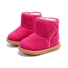 Load image into Gallery viewer, Children's Snow Boots Brown Baby Shoes Flexible And Soft Unisex Stylish Warm Winter Shoe

