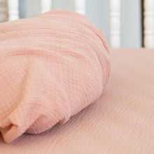 Load image into Gallery viewer, 100% Organic Cotton Gauze Muslin Crib Sheet
