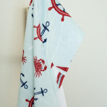 Load image into Gallery viewer, Ahoy Little One Hooded Baby Towel
