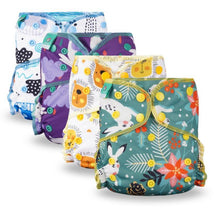 Load image into Gallery viewer, Baby Cloth Diaper Reusable Heavy Wetter Hybrid Waterproof  Bamboo Washable Baby Nappy Diapers For Girls and Boys Baby
