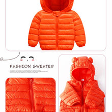 Load image into Gallery viewer, Modern Jacket Autumn Winter Baby Girls Jacket For Baby Coat Kids Warm Hooded Outerwear For Baby Boys Clothes Newborn Jacket
