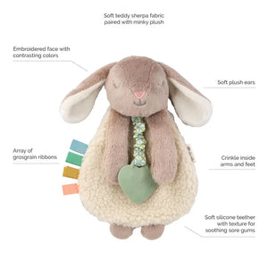 "Taupe Bunny" Itzy Friends Lovey