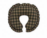 Green Plaid Ruffle Nursing Pillow Cover