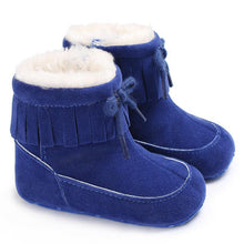 Load image into Gallery viewer, Children's Autumn Winter 2021 Children's Cotton Boots Anti Slip Warm Children's Snow Boots

