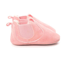 Load image into Gallery viewer, Small Leather Soft Comfy Baby Shoes Newborn Cotton Toddler Durable Lightweight Boots
