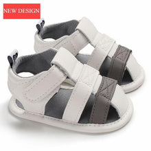Load image into Gallery viewer, Baby Girls and  Boy Summer Causal Anti Slip Soft Crib Sole Shoes Sandals For Kids Summer Style
