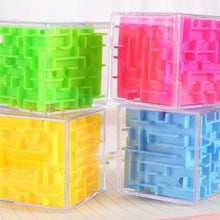 Load image into Gallery viewer, 3D Maze Magic Cube Transparent Six-sided Puzzle Speed Cube Rolling Ball Game Maze Toys for Children Educational
