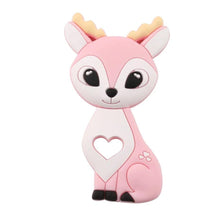 Load image into Gallery viewer, Baby Teether Silicone Rabbit Food Grade Bunny Teether Nursing Teething  Accessories Silicone Animal Teether For Kids and Baby
