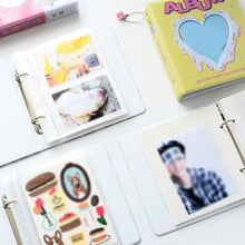 Load image into Gallery viewer, 50/100 Pockets Photo Album Hollow Heart Mini Photocard Holder 4/6 Inches Card Binder &amp; Stickers Storage Business Card Bag Polaroid Book Album Gifts For Valentines Day
