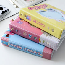Load image into Gallery viewer, 50/100 Pockets Photo Album Hollow Heart Mini Photocard Holder 4/6 Inches Card Binder &amp; Stickers Storage Business Card Bag Polaroid Book Album Gifts For Valentines Day

