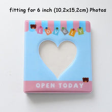 Load image into Gallery viewer, 50/100 Pockets Photo Album Hollow Heart Mini Photocard Holder 4/6 Inches Card Binder &amp; Stickers Storage Business Card Bag Polaroid Book Album Gifts For Valentines Day
