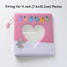 Load image into Gallery viewer, 50/100 Pockets Photo Album Hollow Heart Mini Photocard Holder 4/6 Inches Card Binder &amp; Stickers Storage Business Card Bag Polaroid Book Album Gifts For Valentines Day
