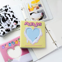 Load image into Gallery viewer, 50/100 Pockets Photo Album Hollow Heart Mini Photocard Holder 4/6 Inches Card Binder &amp; Stickers Storage Business Card Bag Polaroid Book Album Gifts For Valentines Day
