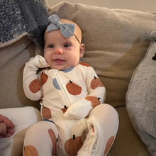 Load image into Gallery viewer, A Baby Station - Pumpkin Bamboo Onesie
