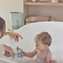 Load image into Gallery viewer, Stick 'n' Play Sensory Star Toy and Teether | For Baths, Highchairs and more
