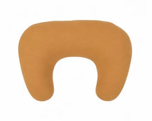 Load image into Gallery viewer, Brown Solid Ruffle Nursing Pillow Cover
