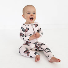 Load image into Gallery viewer, Butterfly Romper Bamboo Pajama Set
