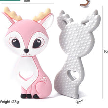 Load image into Gallery viewer, Baby Teether Silicone Rabbit Food Grade Bunny Teether Nursing Teething  Accessories Silicone Animal Teether For Kids and Baby
