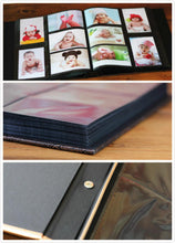 Load image into Gallery viewer, 600 Pockets 6 Inch Interleaf Type Big High Capacity Photo Album PU Leather Photo Albums Handmade DIY Commemorative Family Flower Memo Scrapbook Paper Baby Family Scrapbook Albums
