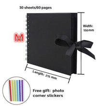 Load image into Gallery viewer, 60/80 Pages Photo Albums Scrapbook Paper  Craft Album Scrapbooking Picture Album for Wedding Anniversary Gifts Memory Scrapbook Albums Family Anniversary Gift For Couple
