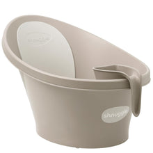 Load image into Gallery viewer, Newborn Bath Essentials Bundle | Baby Bath with Support Bump, Soft Backrest &amp; Rinse Jug | Safe &amp; Stylish Bathtime Set

