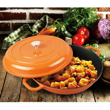 Load image into Gallery viewer, MASTERPAN Nonstick Dutch Casserole, Orange 3 Qt. 11" (28cm)
