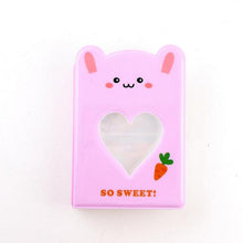 Load image into Gallery viewer, 64 Pockets 3 Inches Photo Album Card Holder Receipt Storage Hollow Love Heart Photo Holder Business Card Bag Kpop Photocard Holder Book Polaroid Book Album Gifts For Valentines Day
