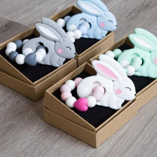 Load image into Gallery viewer, BPA Free Food Grade Silicone Teethers Cartoon Animals Shape Pacifier Clips, Accessories Baby Teething 1pc
