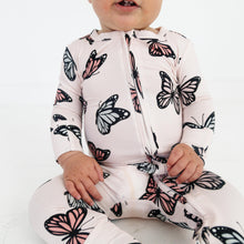 Load image into Gallery viewer, Butterfly Romper Bamboo Pajama Set
