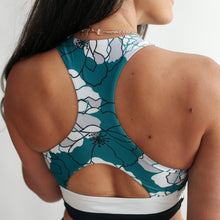 Load image into Gallery viewer, Crop Zip Up Breastfeeding Swimsuit Top

