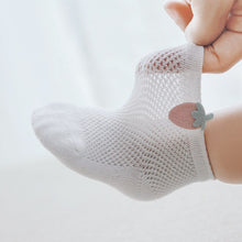 Load image into Gallery viewer, 3 Pairs  Cartoon Candy Color Cotton Fashion Elastic Band Socks For Newborn Boys And Girls
