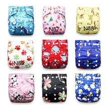 Load image into Gallery viewer, 6pcs/Pack Baby Cloth Diapers Microfleece Linning Pocket Diaper Washable Reusable High Quality Nappy
