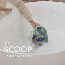 Load image into Gallery viewer, Baby Bathtime Essentials Bundle | Newborn Baby Bath with Support, Rinse Jug, and Ellie Bath Toy Scoop - Taupe
