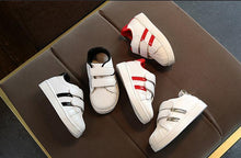 Load image into Gallery viewer, Toddler Baby's Soft Casual Walking Shoes Non-Slip Sole Unisex Newborn Black Red Gold Color

