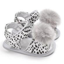 Load image into Gallery viewer, Baby 0-18M Newborn Children Shoes Leopard Cute Ball Wear Non-slip Shoes High Quality Soft And Comfortable Shoe
