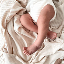 Load image into Gallery viewer, Oat Ribbed Stretch Swaddle
