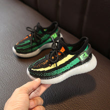 Load image into Gallery viewer, Boys Girls Fashion Sneakers Baby/Toddler/Little Kids Leather Trainers Children School Sport Shoes Soft Running Shoes
