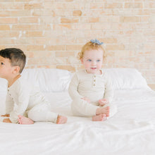 Load image into Gallery viewer, oatmeal ribbed two-piece set
