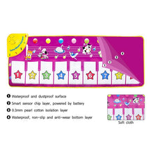Load image into Gallery viewer, Music Carpets Piano Mats Music Touch Play Keyboard with 8 Demo Songs Baby Animals Educational Toy for Kids
